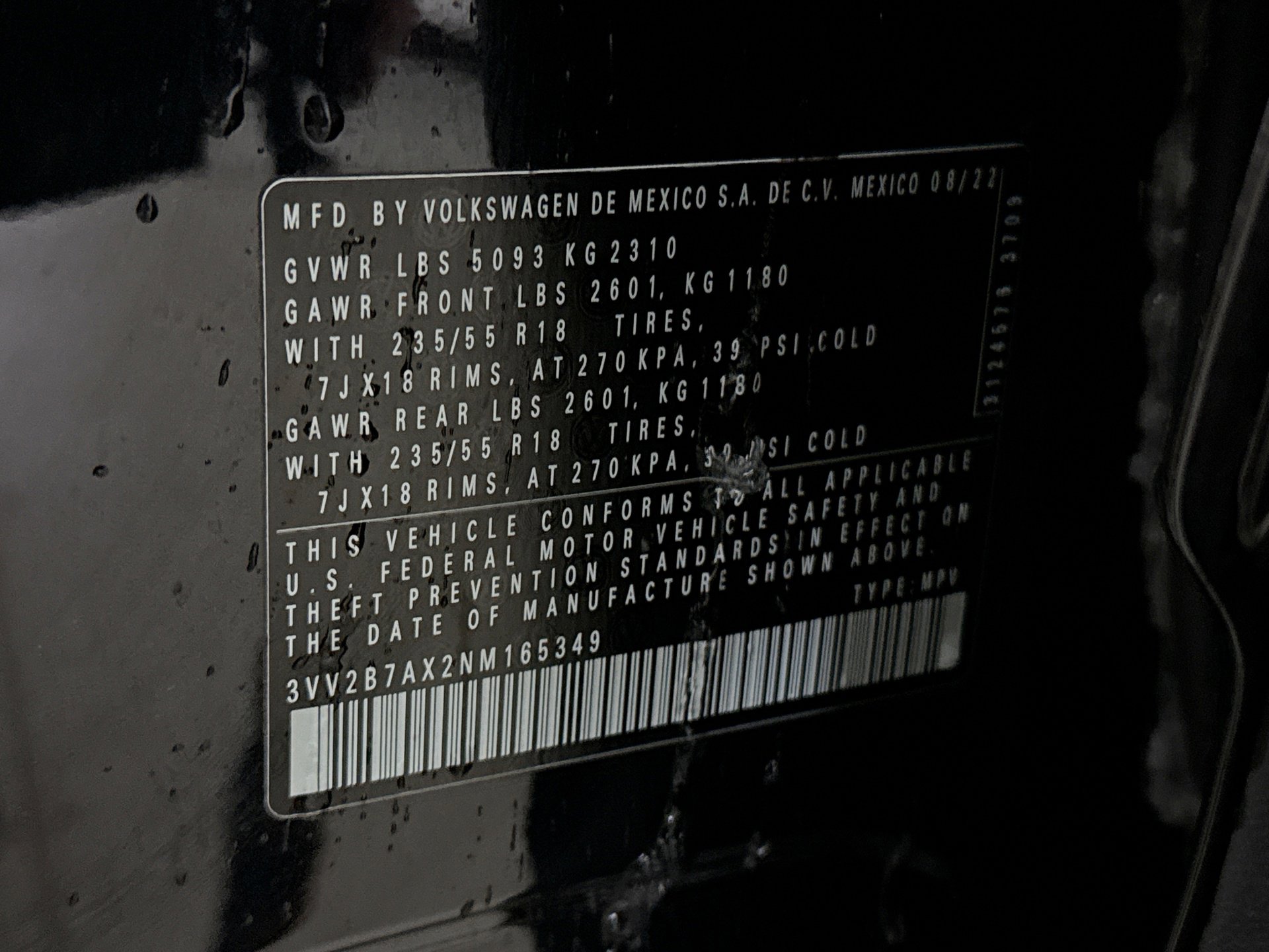 Used 2022 Volkswagen Tiguan SE image 11