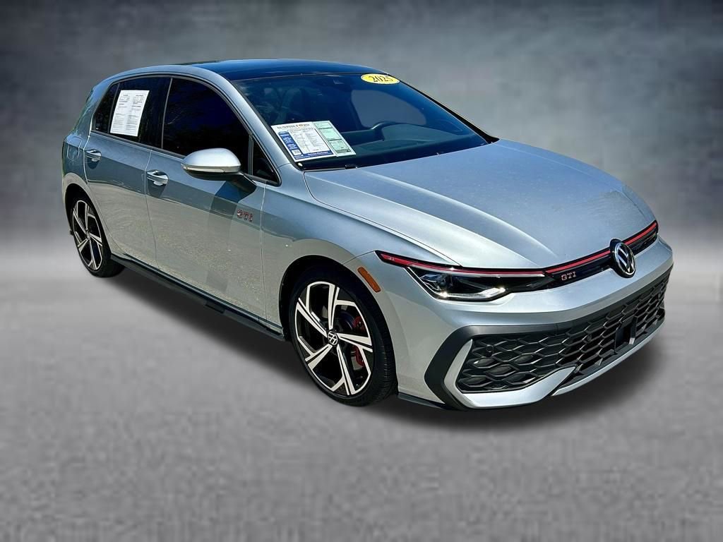 Used 2025 Volkswagen GTI SE w/ SE Leather Seating Package FWD image 3