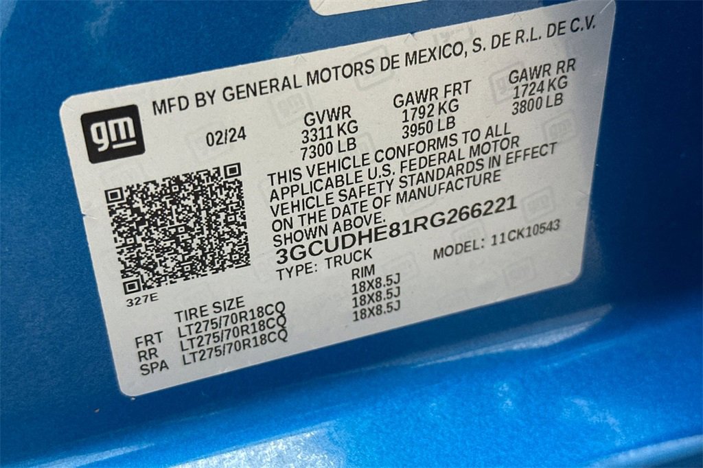 Used 2024 Chevrolet Silverado 1500 ZR2 w/ Technology Package image 30