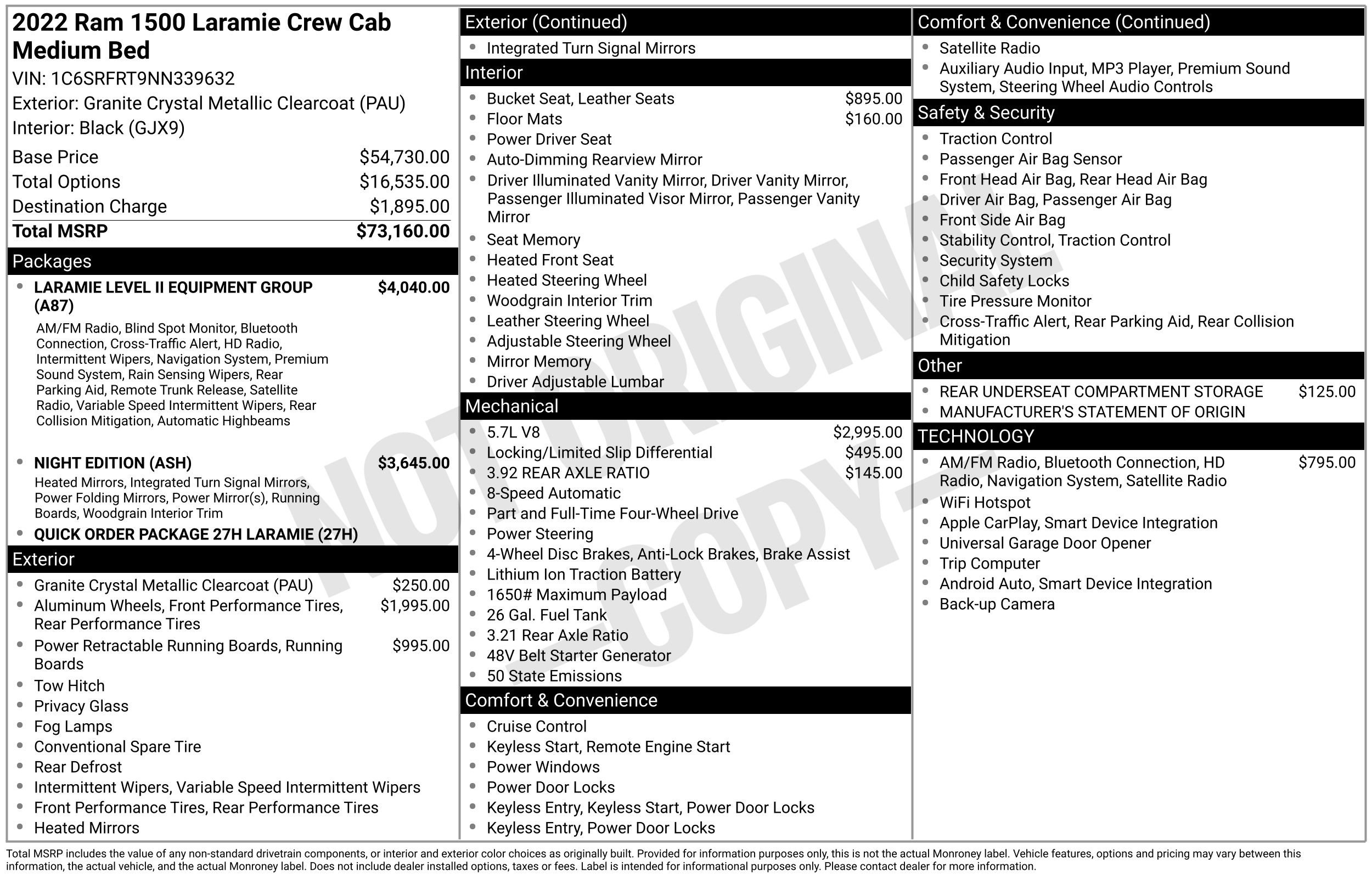Used 2022 RAM 1500 Laramie AWD/4WD image 27