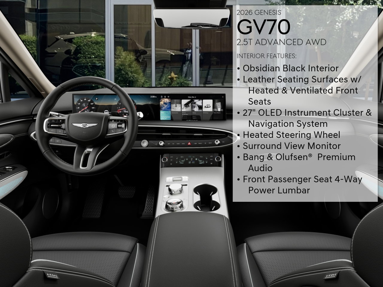 New 2026 Genesis GV70 2.5T Advanced AWD/4WD image 17