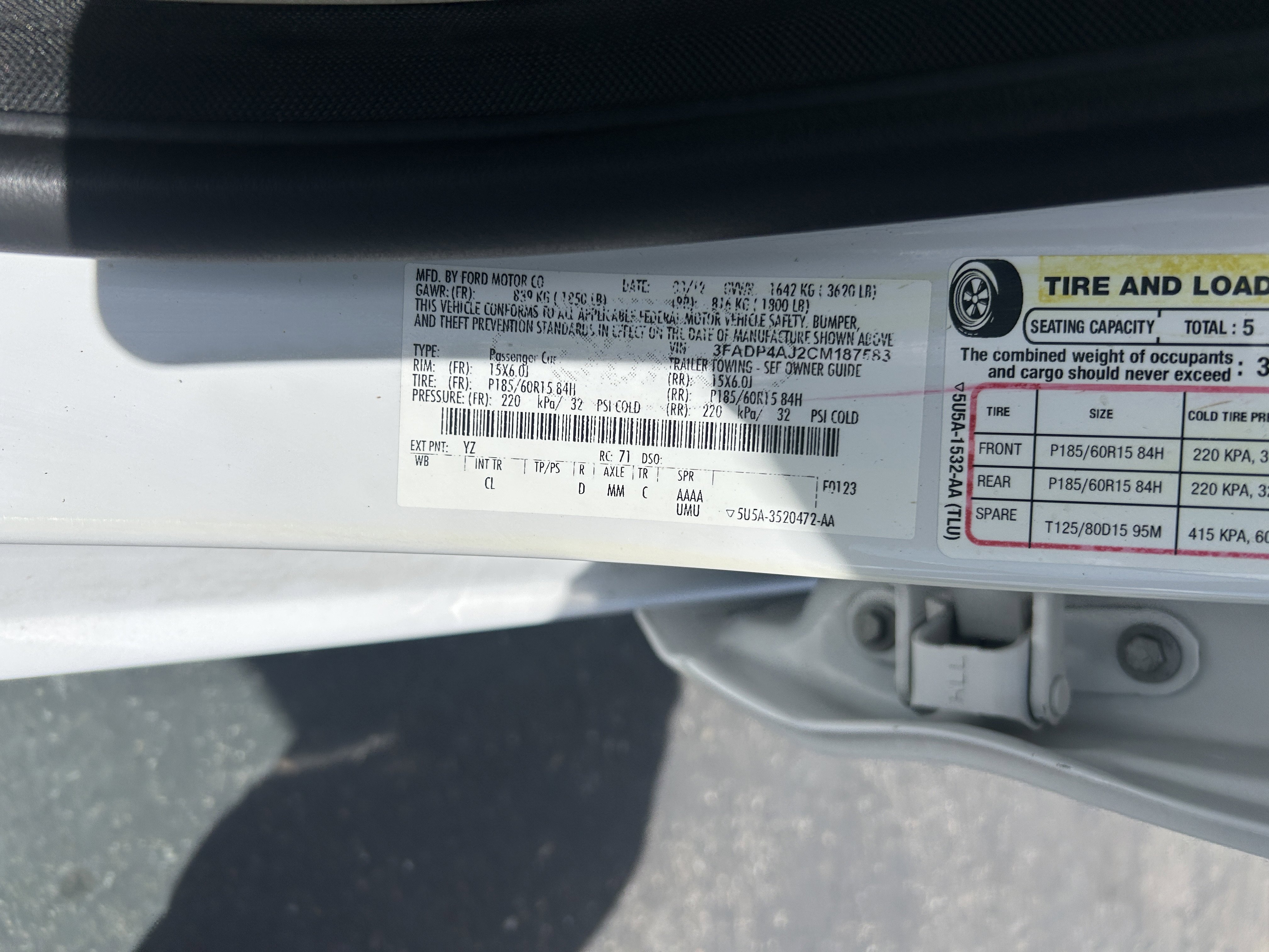 Used 2012 Ford Fiesta S FWD image 12
