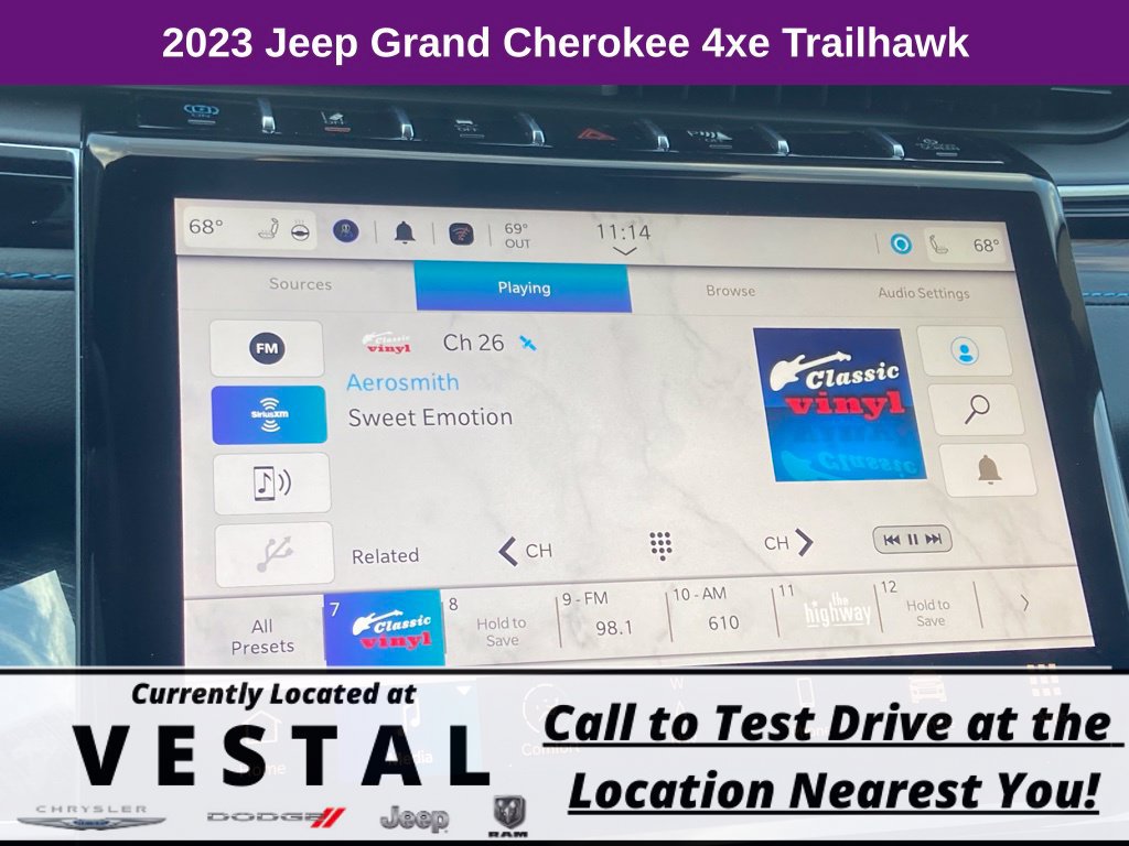 New 2023 Jeep Grand Cherokee Trailhawk w/ Advanced Protech Group II AWD/4WD image 25