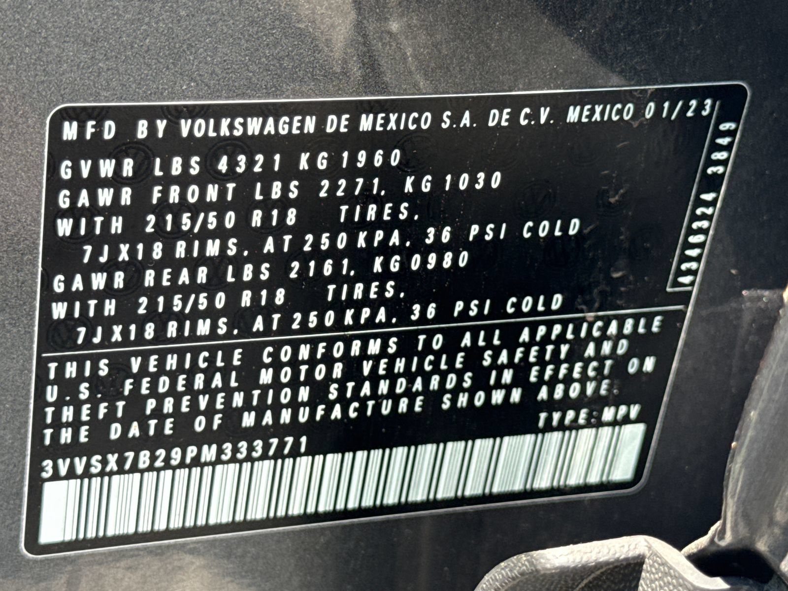 Certified 2023 Volkswagen Taos SE w/ Black Wheel Package FWD image 29