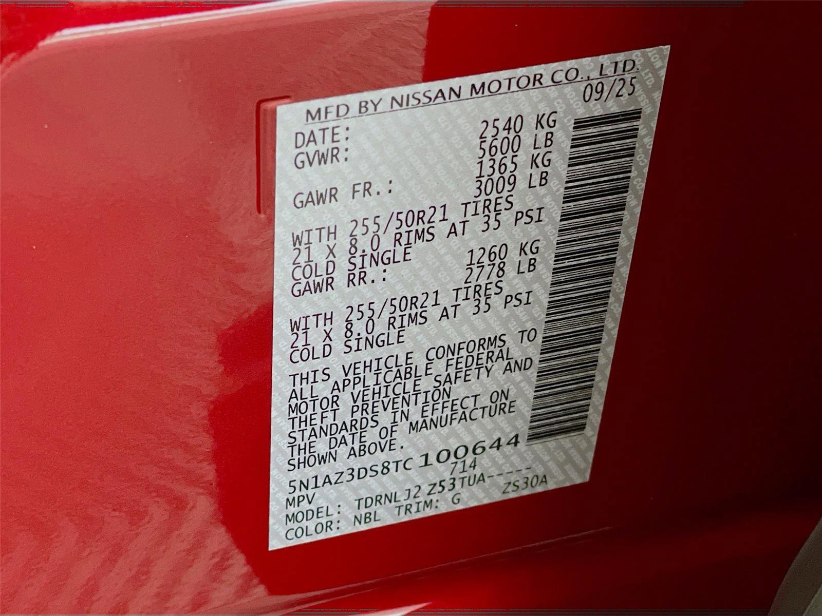 Used 2026 Nissan Murano Platinum w/ Cargo Package AWD/4WD image 37