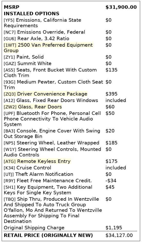 Used 2019 Chevrolet Express 2500 w/ Driver Convenience Package RWD image 4