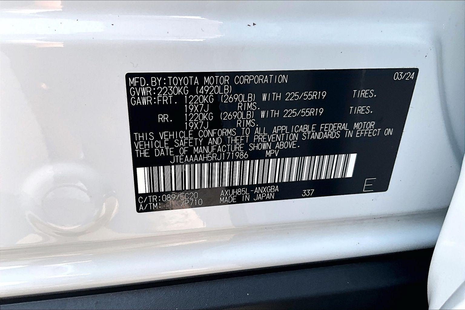Used 2024 Toyota Venza Nightshade AWD/4WD image 29