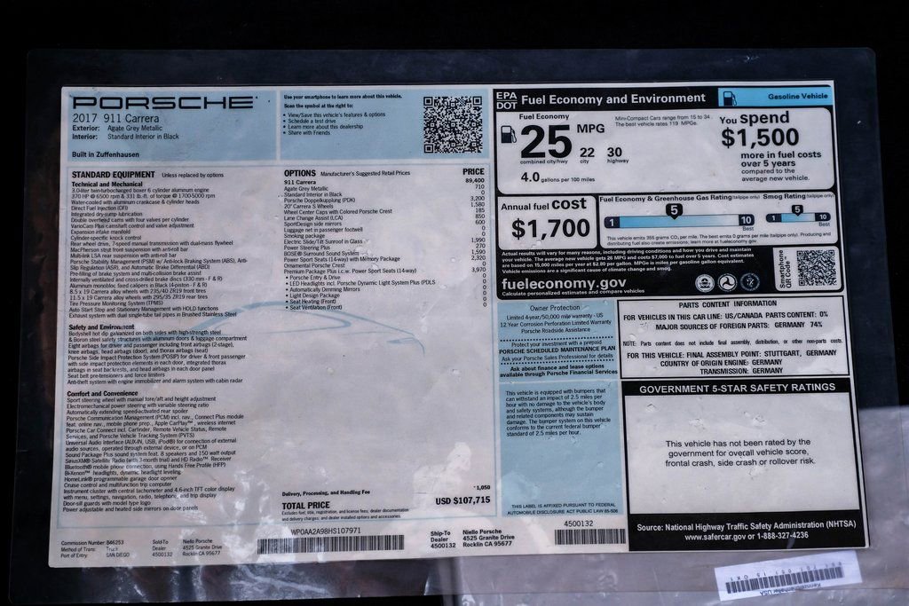 Used 2017 Porsche 911 Carrera image 47