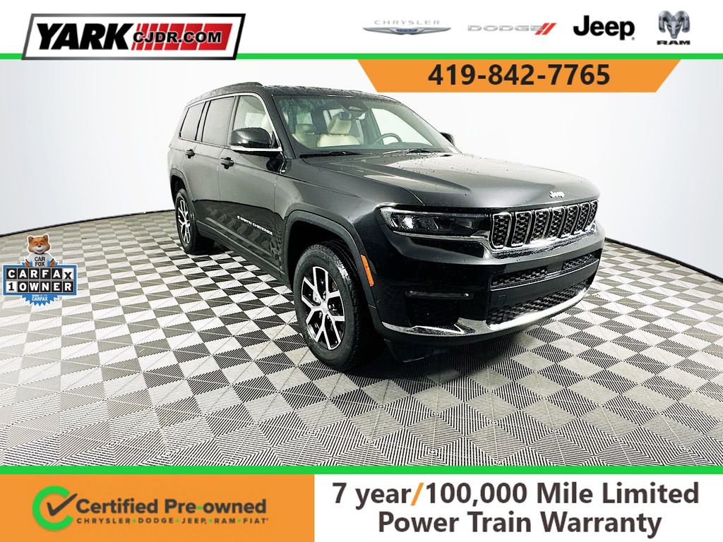 Certified 2025 Jeep Grand Cherokee L Limited w/ Luxury Tech Group II image 1