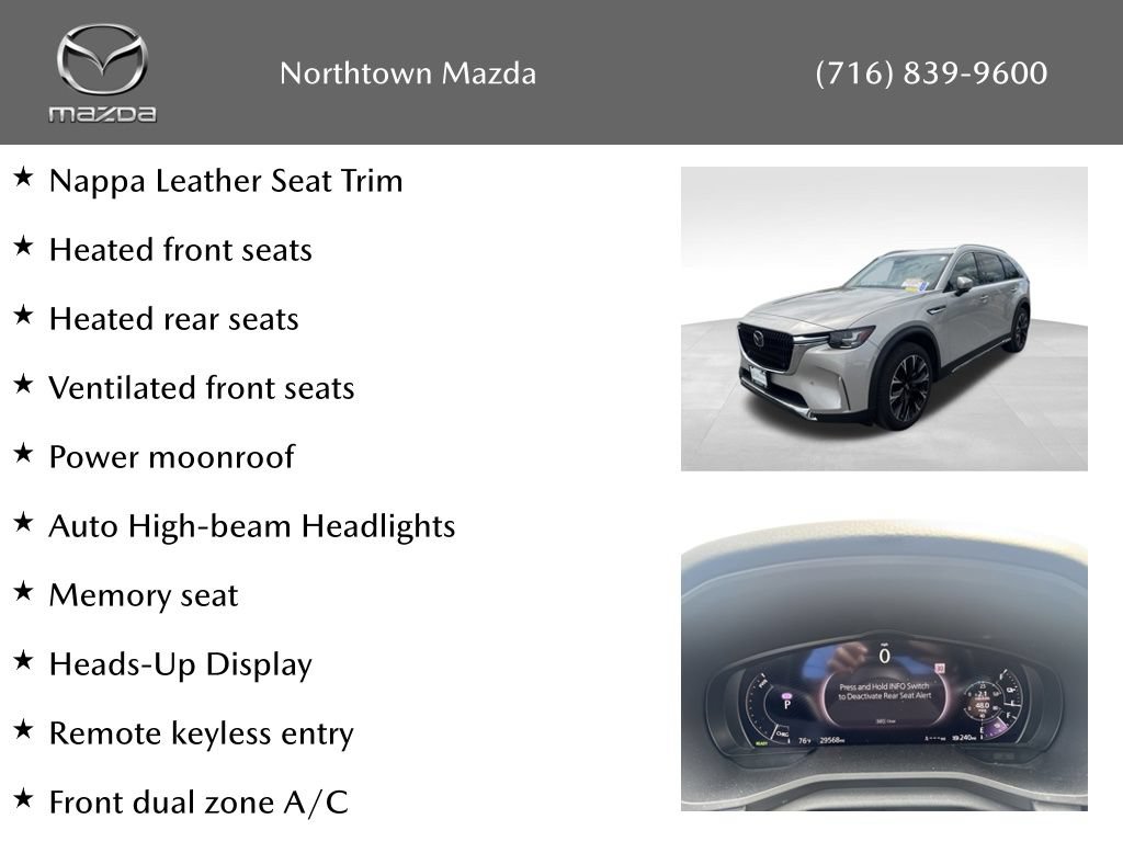 Certified 2024 MAZDA CX-90 Plug-In Hybrid w/ Premium Plus AWD/4WD image 2