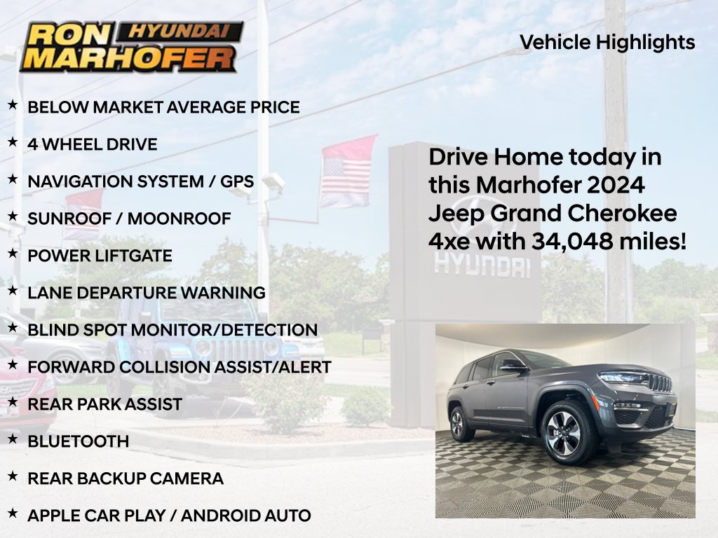 Used 2024 Jeep Grand Cherokee Limited 4xe AWD/4WD image 14