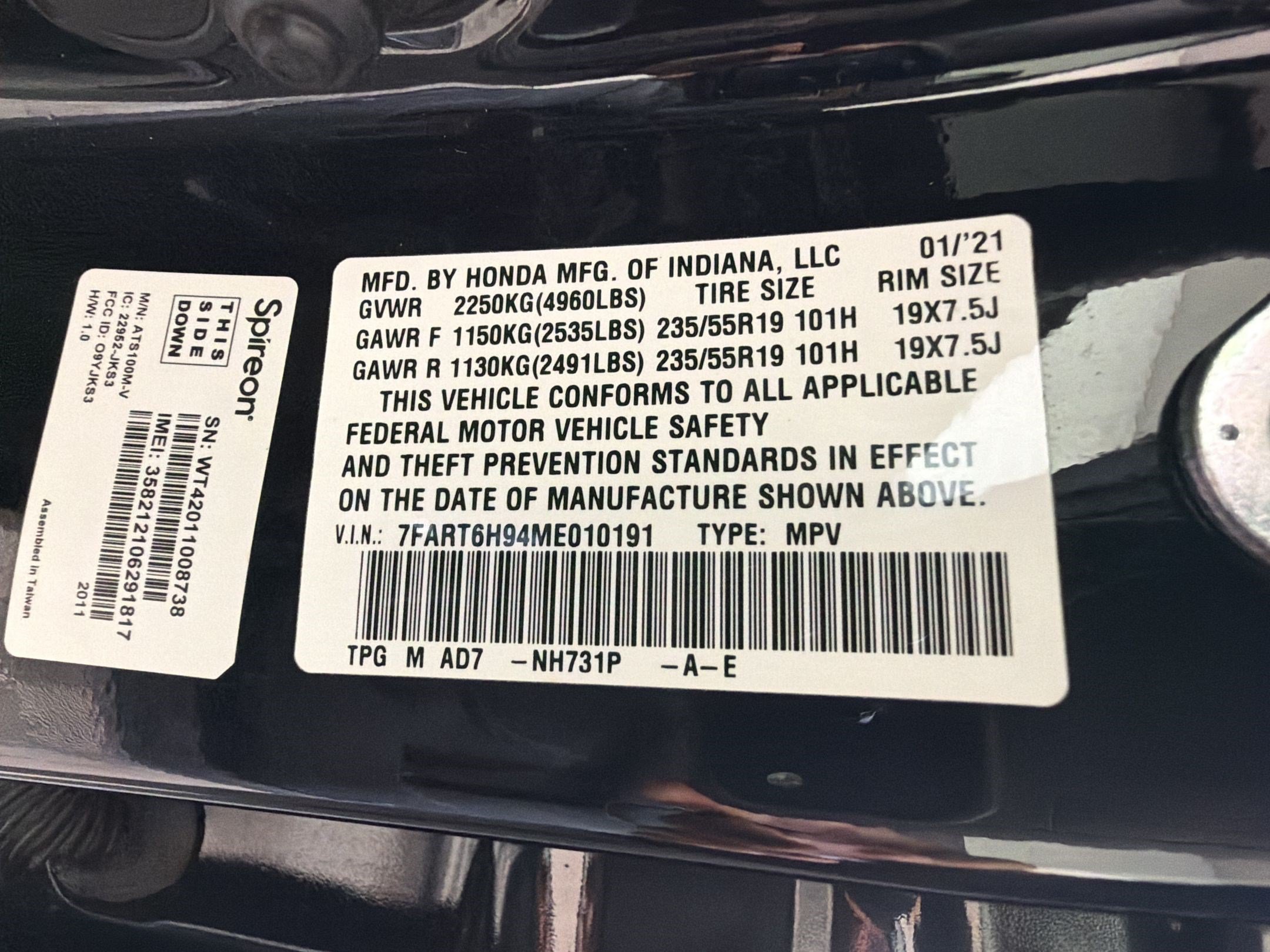 Certified 2021 Honda CR-V Touring image 26