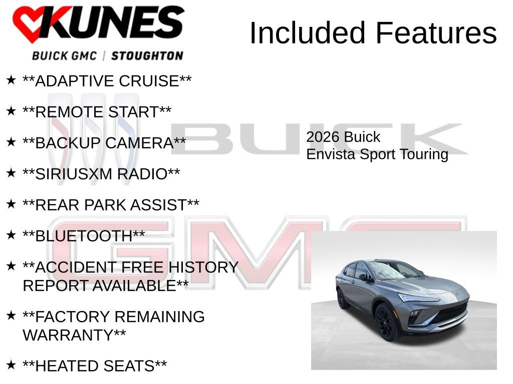 New 2026 Buick Envista Sport Touring w/ Convenience I Package FWD image 2