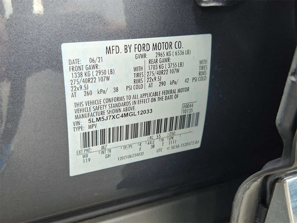 Used 2021 Lincoln Aviator Reserve w/ Equipment Group 210A image 30