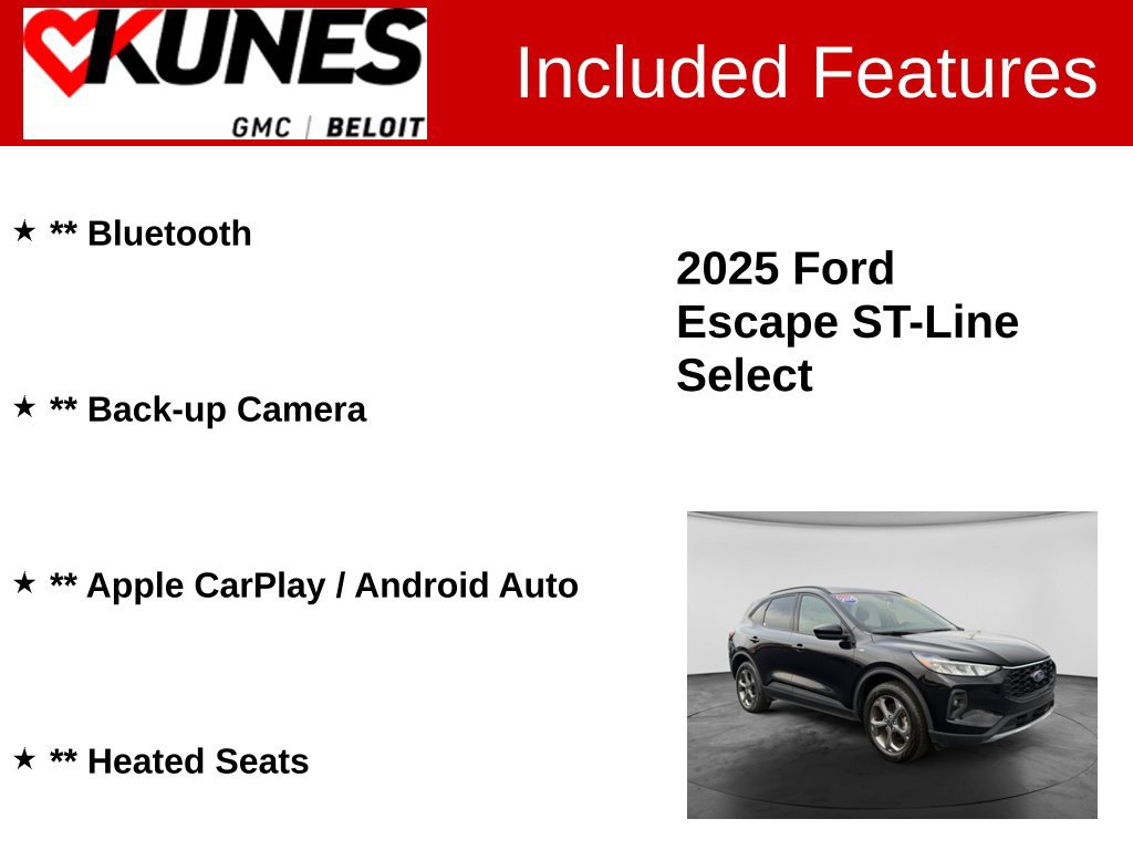 Used 2025 Ford Escape ST-Line Select AWD/4WD image 2