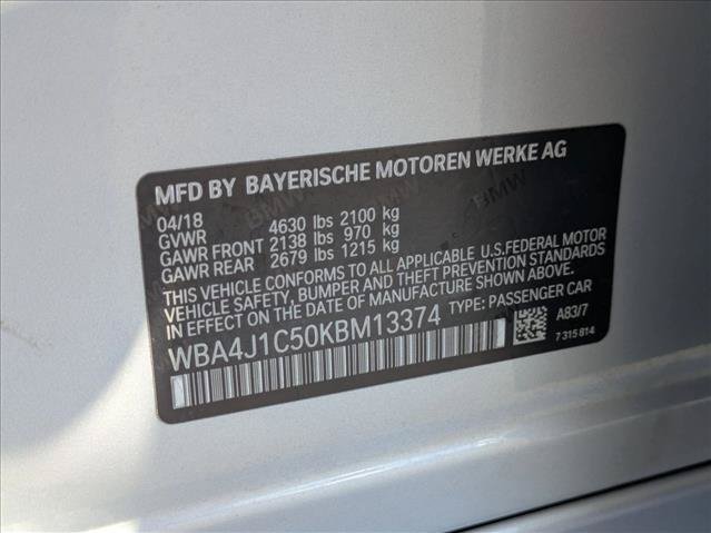Used 2019 BMW 430i Gran Coupe RWD image 26