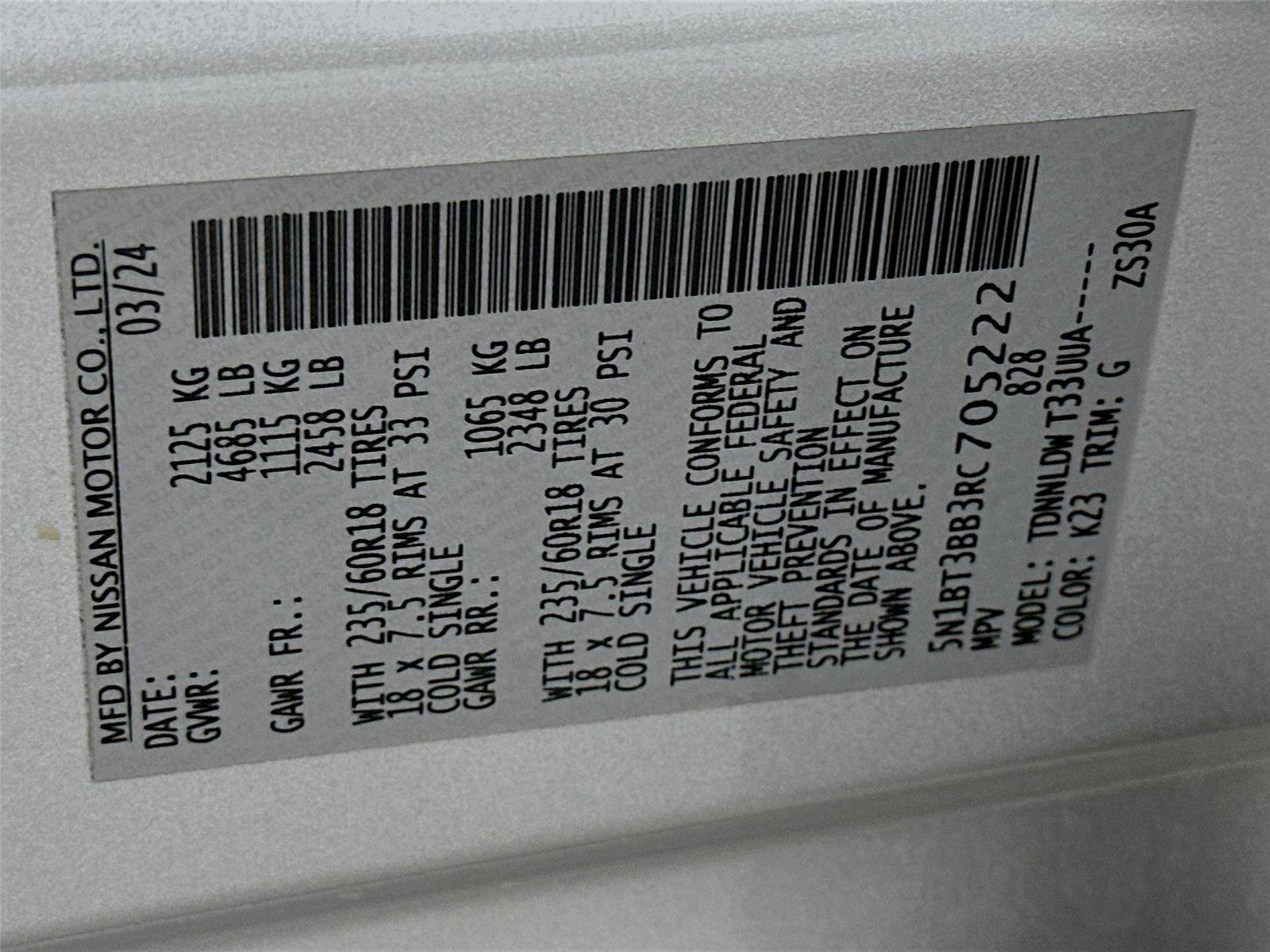 Used 2024 Nissan Rogue SV image 28