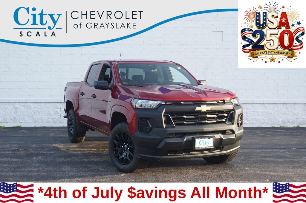 Certified 2026 Chevrolet Colorado W/T w/ WT Custom Package AWD/4WD image 1