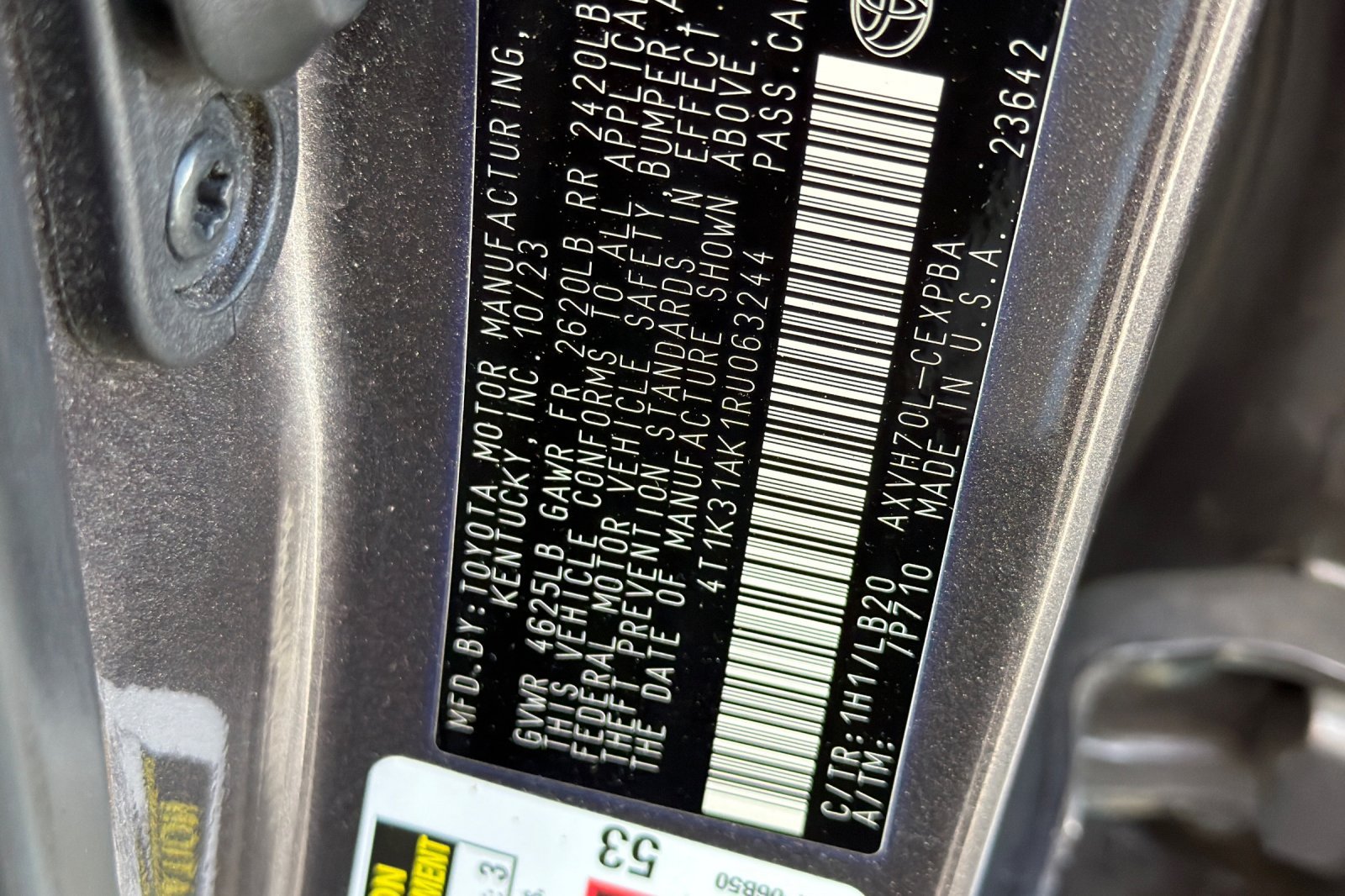 Used 2024 Toyota Camry XSE w/ Navigation Package FWD image 43
