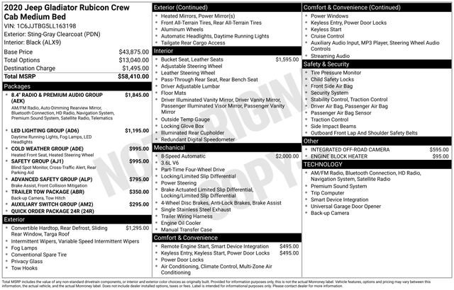 Used 2020 Jeep Gladiator Rubicon image 35