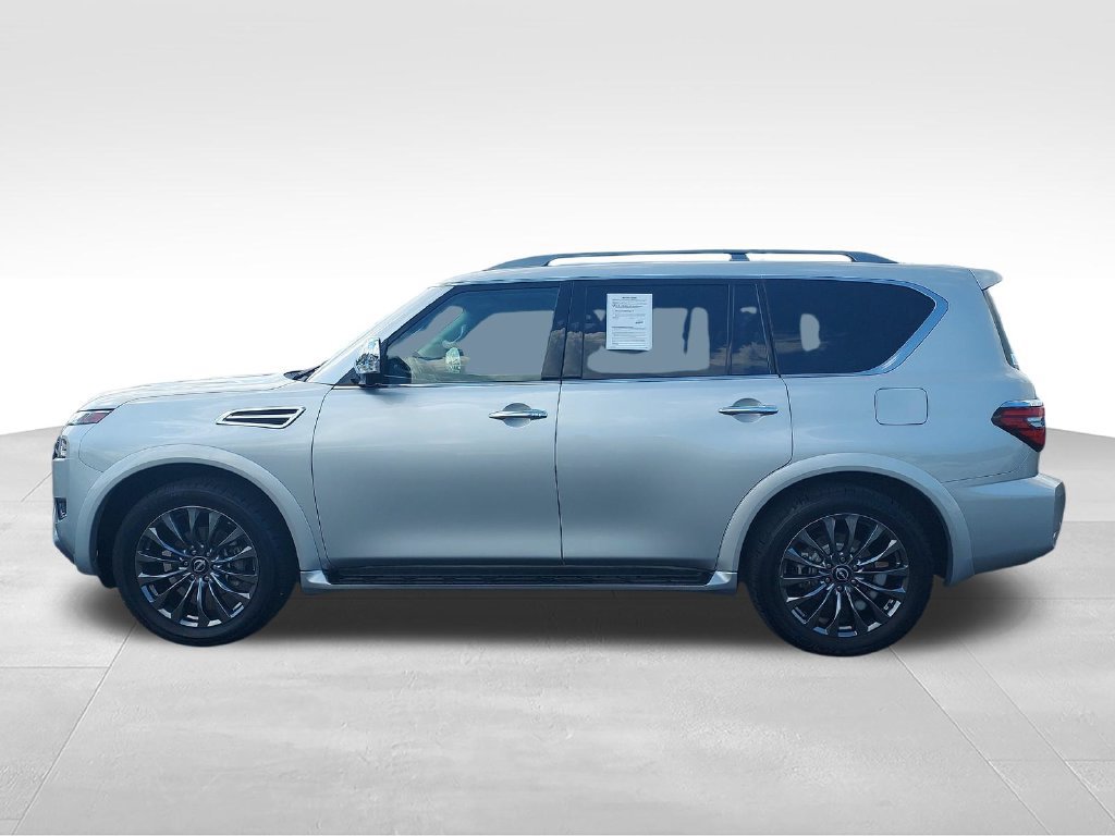Used 2023 Nissan Armada Platinum w/ Captain's Chairs Package RWD image 2