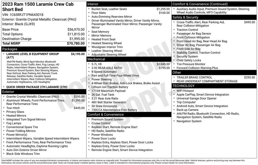 Used 2023 RAM 1500 Laramie image 39