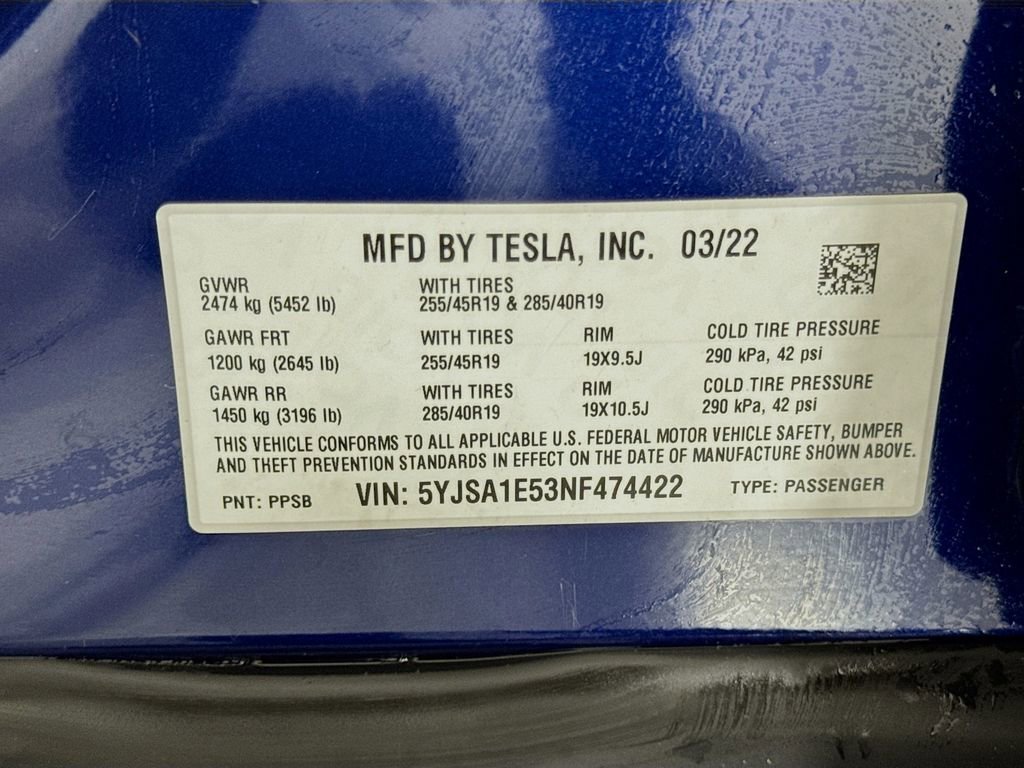 Used 2022 Tesla Model S AWD/4WD image 57