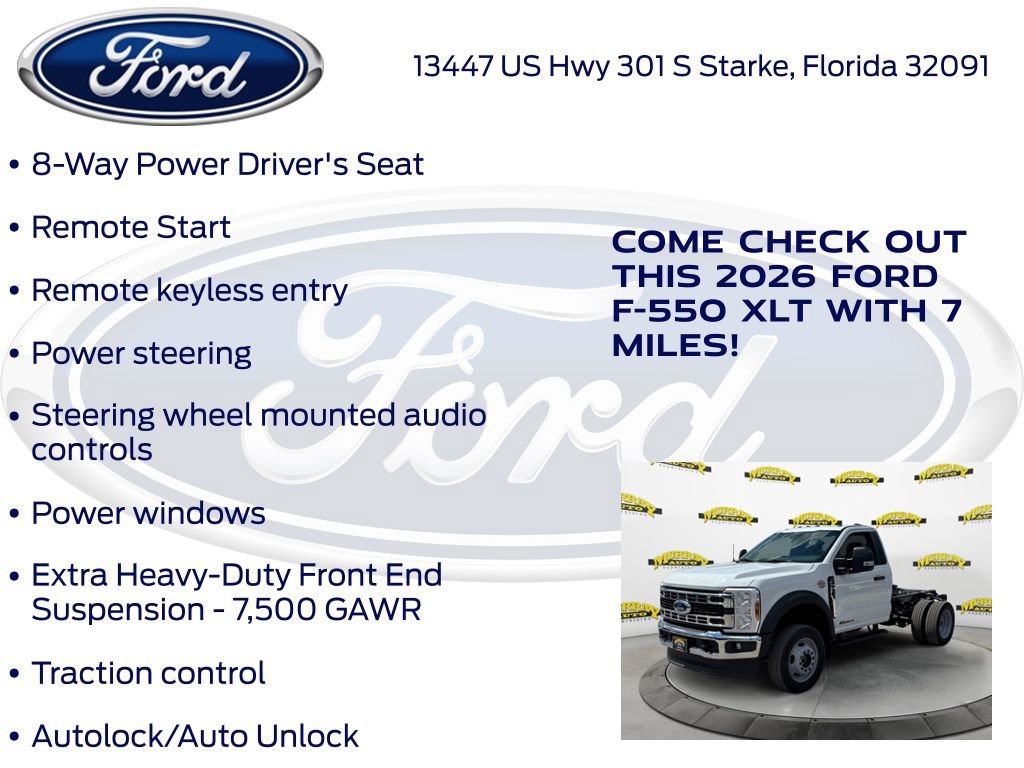 New 2026 Ford F550 4x4 Regular Cab Super Duty image 25