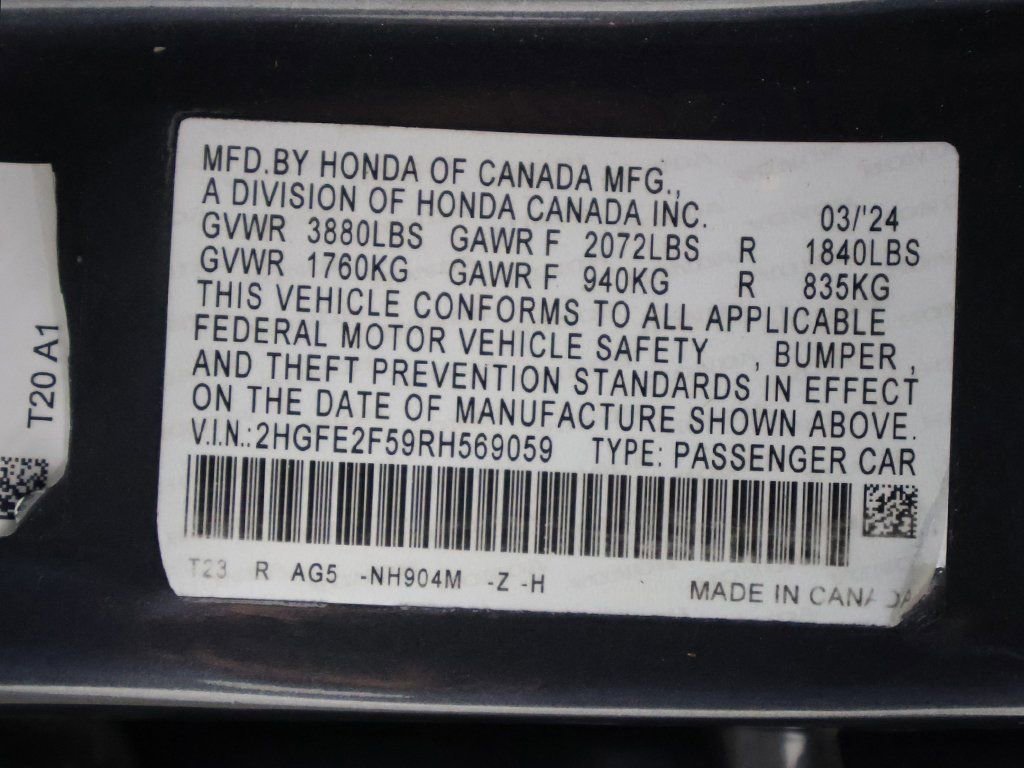 Used 2024 Honda Civic Sport image 47