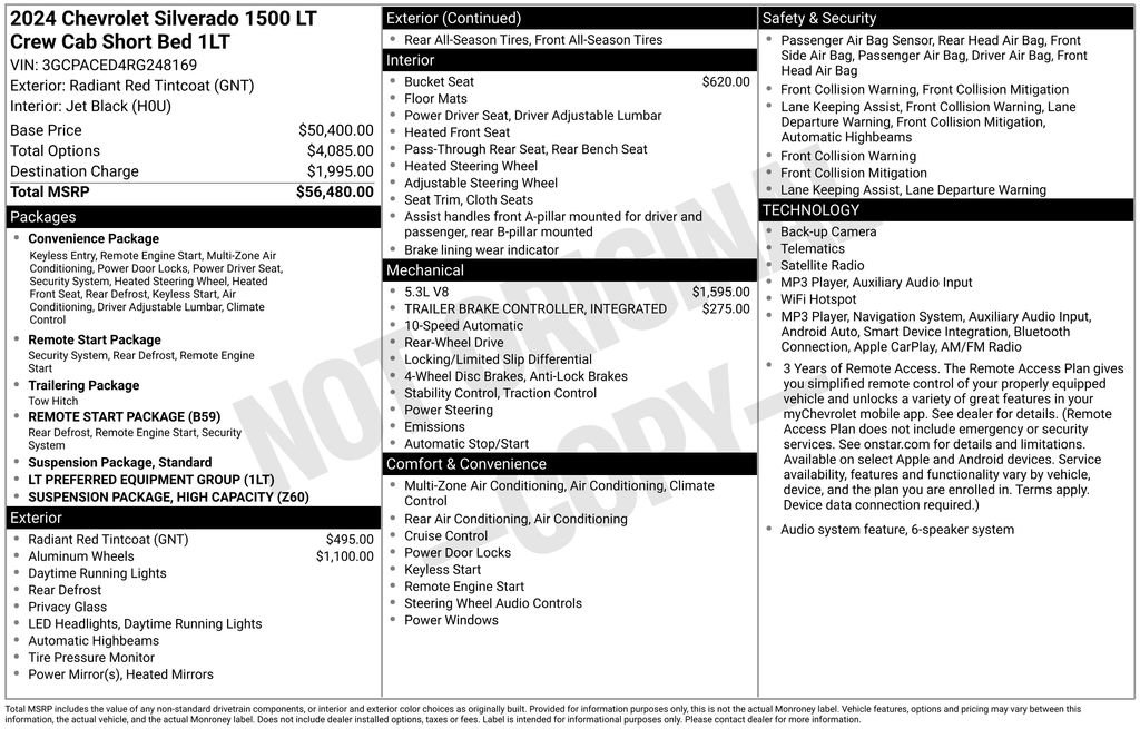 Used 2024 Chevrolet Silverado 1500 LT RWD image 6