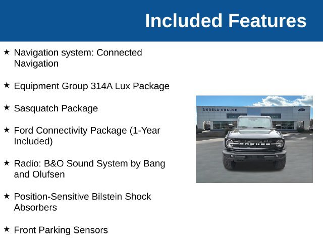 New 2026 Ford Bronco Outer Banks w/ Sasquatch Package AWD/4WD image 4