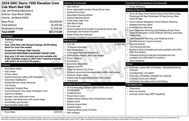 Used 2024 GMC Sierra 1500 Elevation