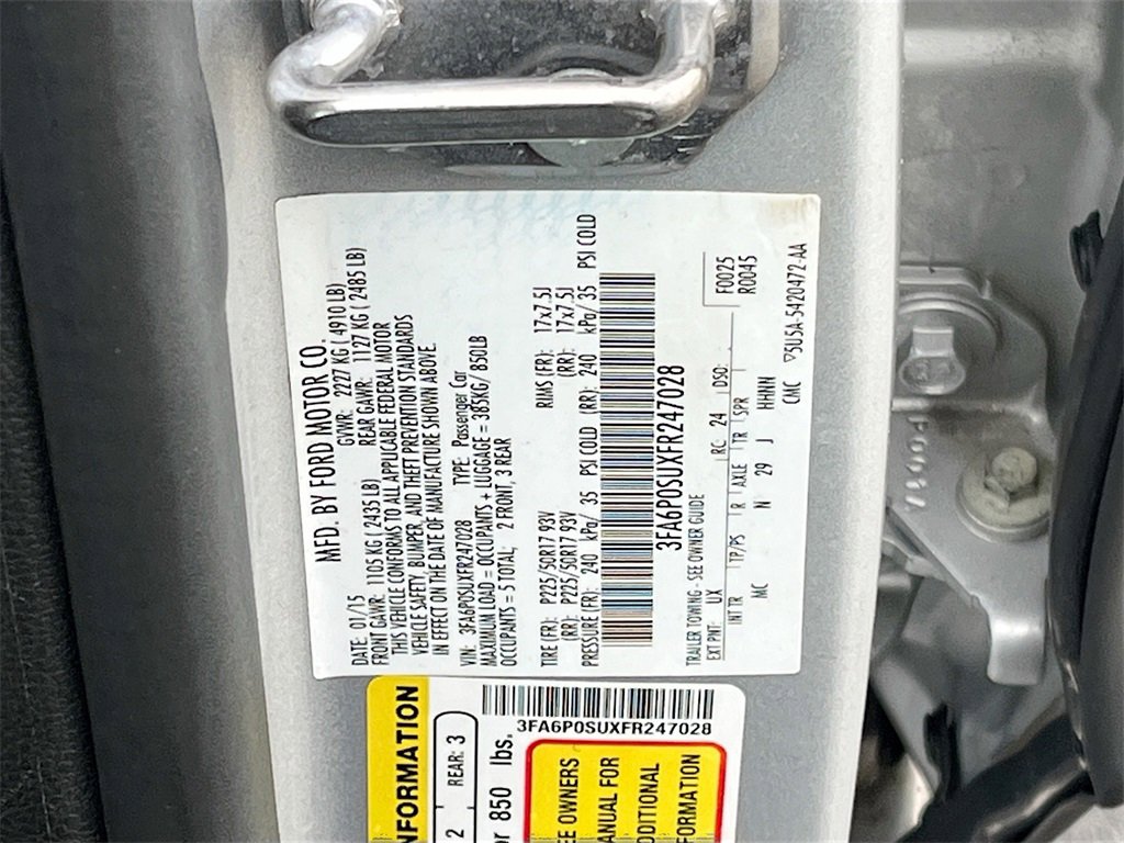 Used 2015 Ford Fusion Energi Titanium w/ Driver Assist Package image 29