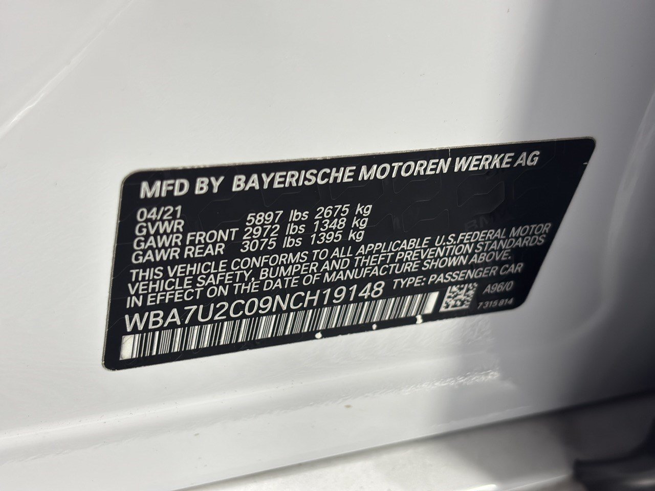 Used 2022 BMW 750i xDrive w/ Luxury Rear Seating Package AWD/4WD image 31