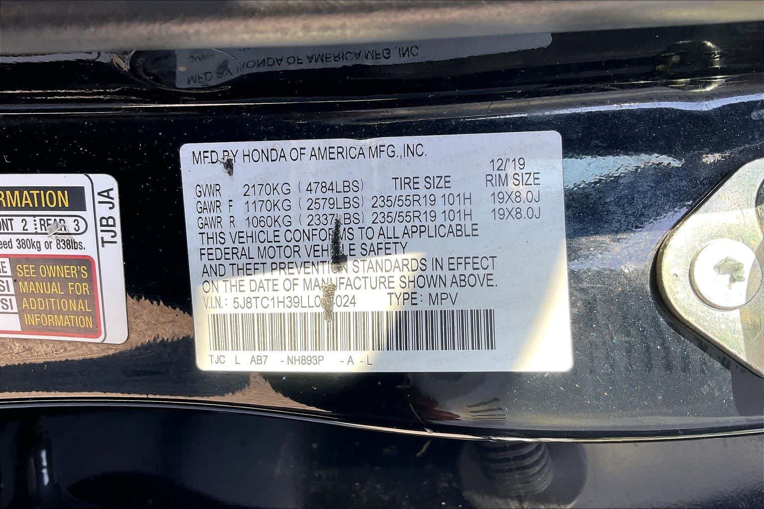 Certified 2020 Acura RDX FWD image 33