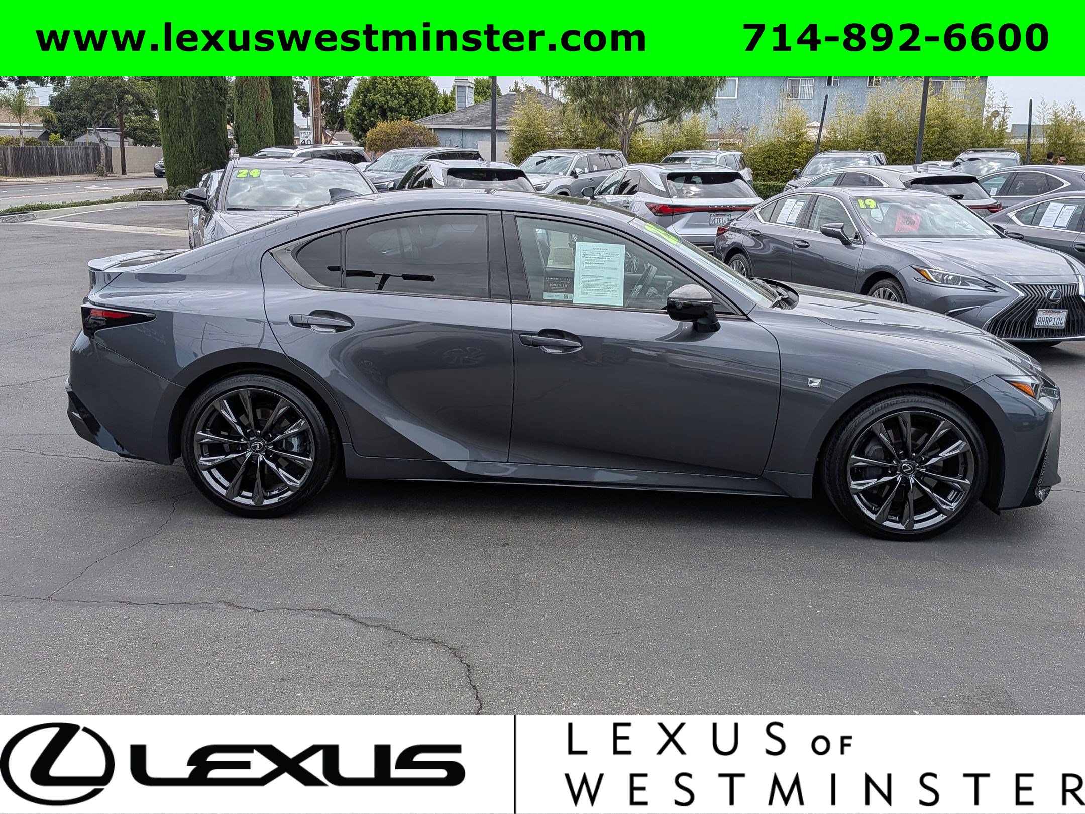 Certified 2025 Lexus IS 350 F Sport w/ Navigation Package RWD image 4