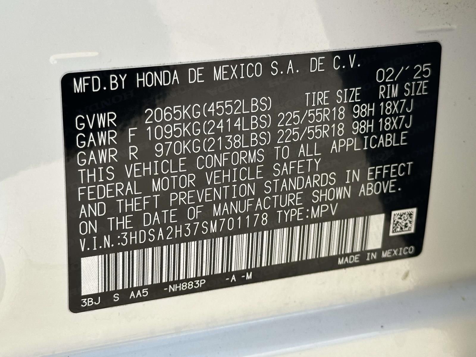 Certified 2025 Acura ADX AWD image 25