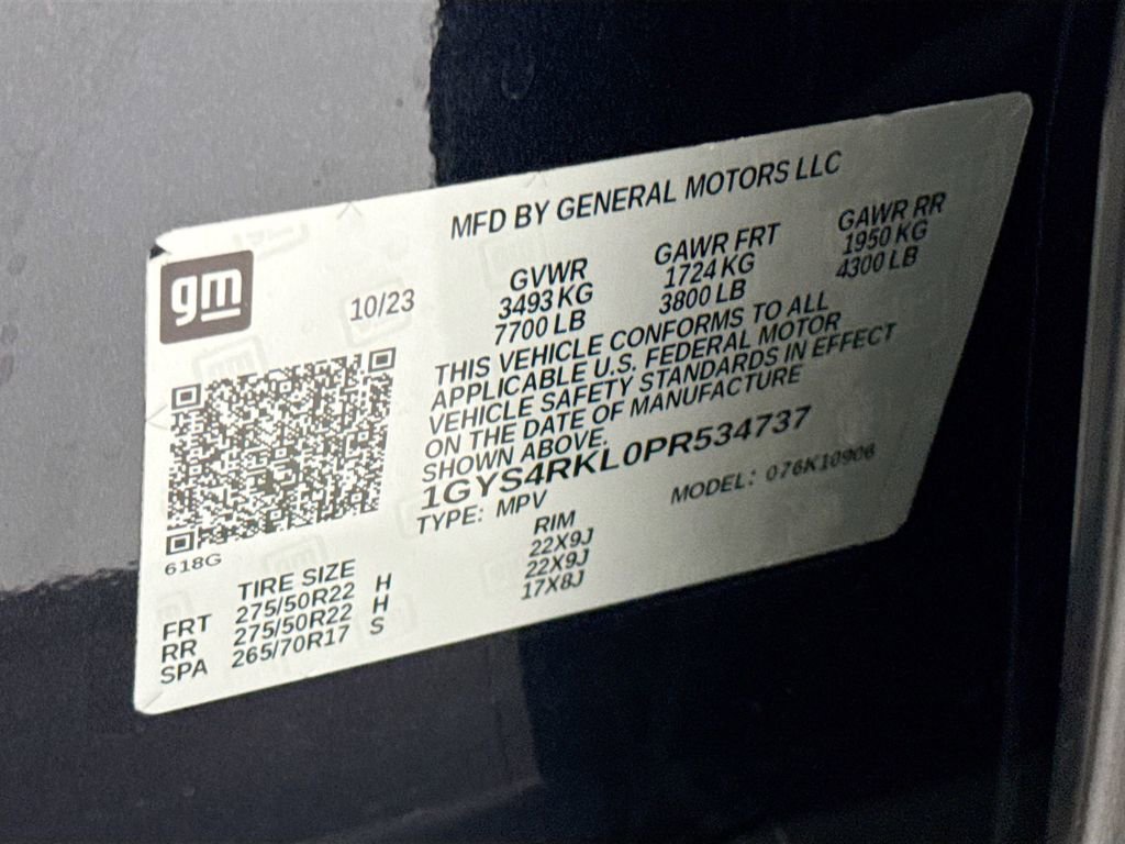 Used 2023 Cadillac Escalade ESV Sport Platinum w/ LPO, ONYX Package image 34