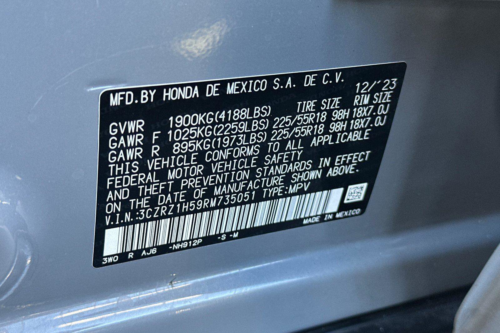 Used 2024 Honda HR-V Sport image 27