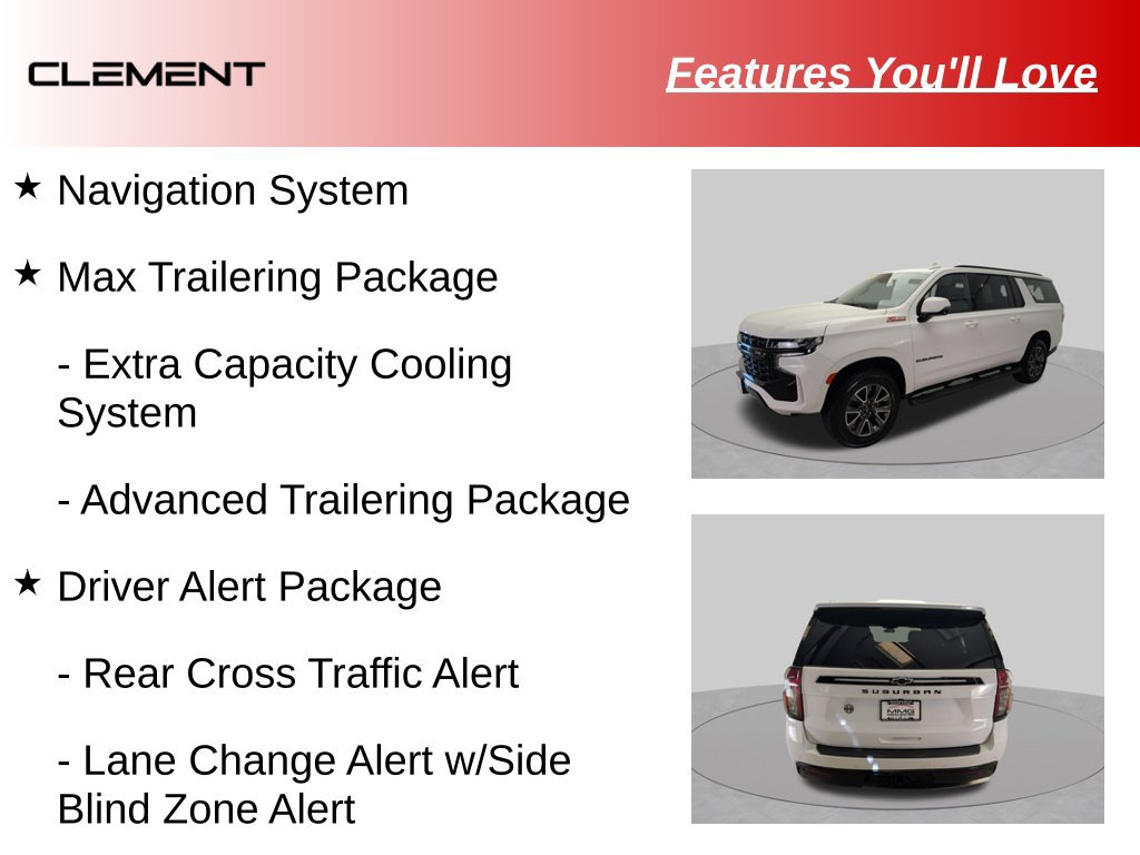 Used 2024 Chevrolet Suburban Z71 w/ Luxury Package AWD/4WD image 9