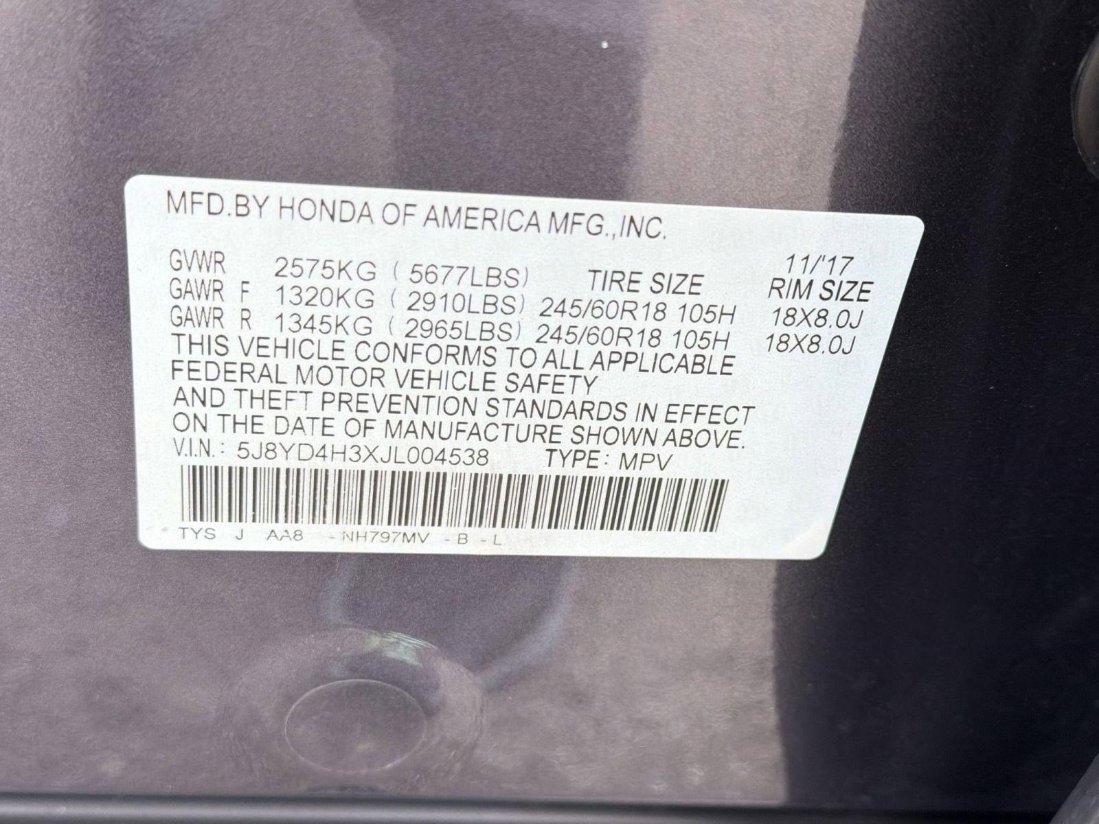 Used 2018 Acura MDX SH-AWD image 19