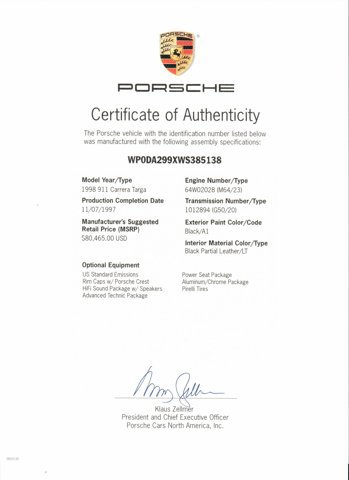 Used 1998 Porsche 911 Targa RWD image 12