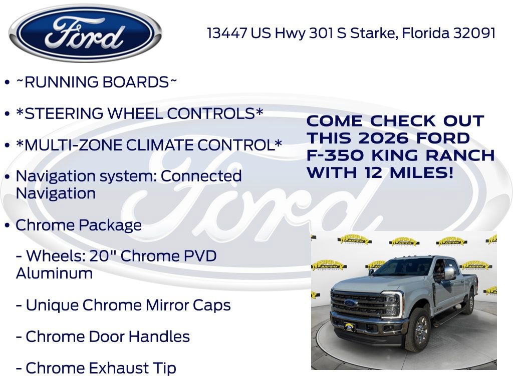 New 2026 Ford F350 King Ranch w/ Chrome Package image 15
