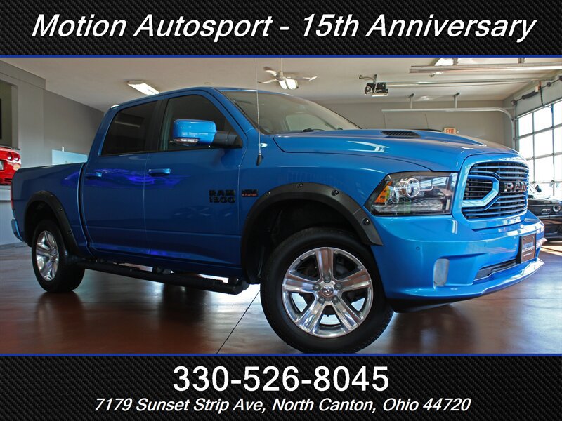 Used 2018 RAM 1500 Sport w/ Hydro Blue Sport Package AWD/4WD image 2