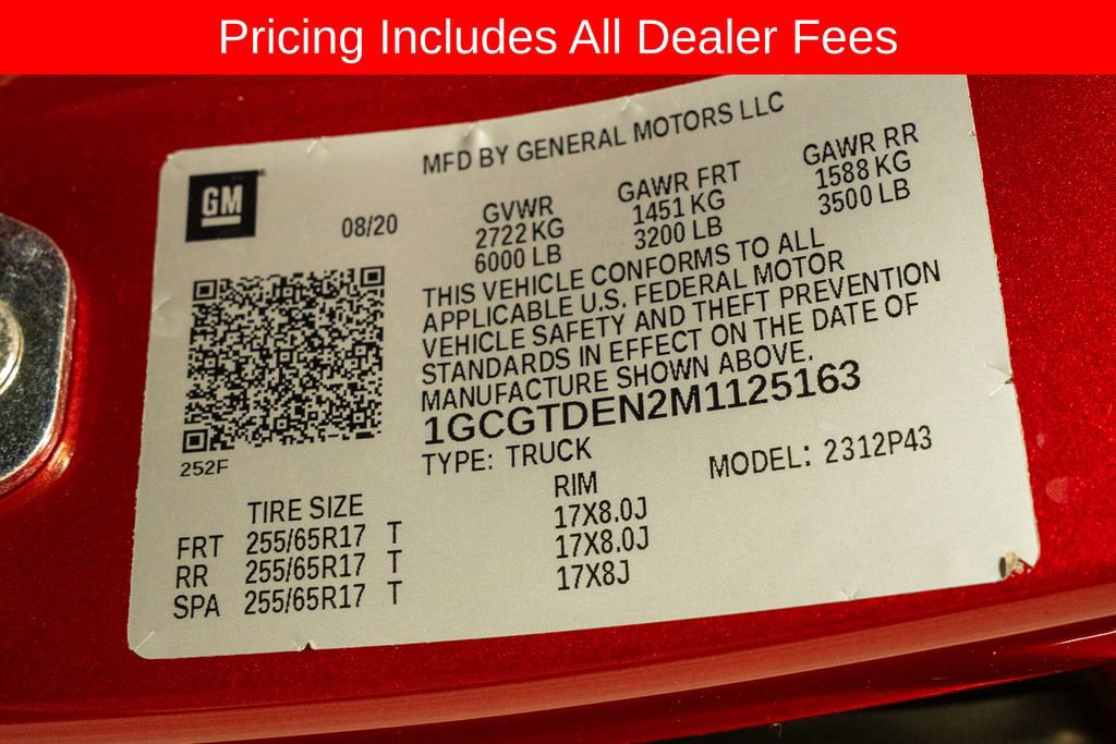 Used 2021 Chevrolet Colorado Z71 AWD/4WD image 21