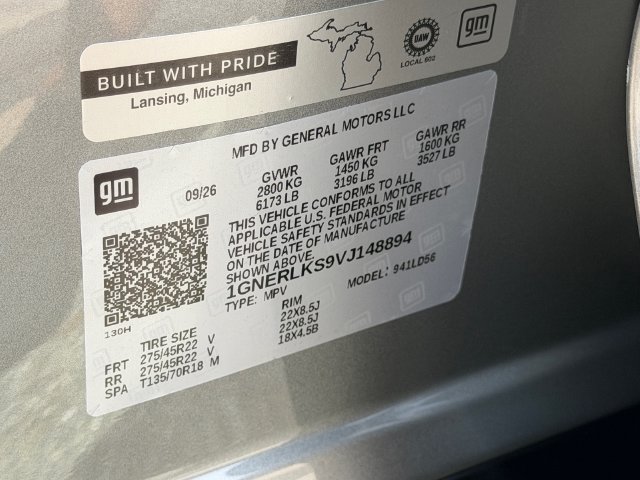 New 2027 Chevrolet Traverse RS FWD image 30