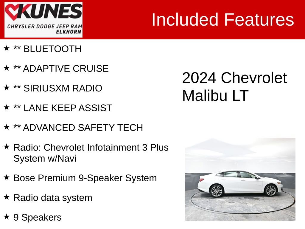 Used 2024 Chevrolet Malibu LT image 3