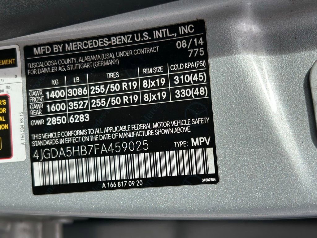 Used 2015 Mercedes-Benz ML 350 4MATIC image 64