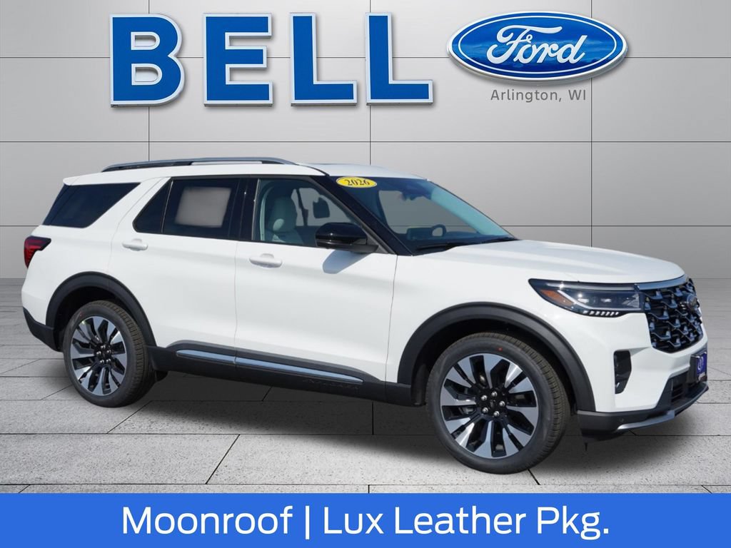 New 2026 Ford Explorer Platinum w/ LUX Leather Package
