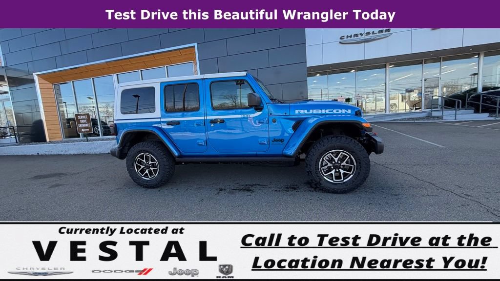 New 2026 Jeep Wrangler Unlimited Rubicon w/ Whitecap Package AWD/4WD image 9
